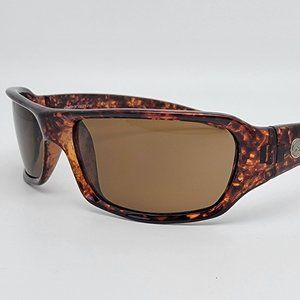 Optic Nerve Wiggins Tortoise Frame Brown Lens Wrap Sunglasses 59-16-126